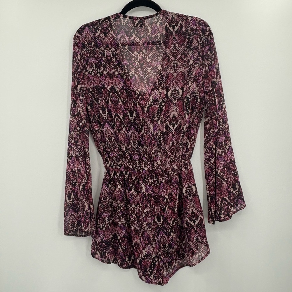 Show Me Your Mumu Python Print Romper - image 3